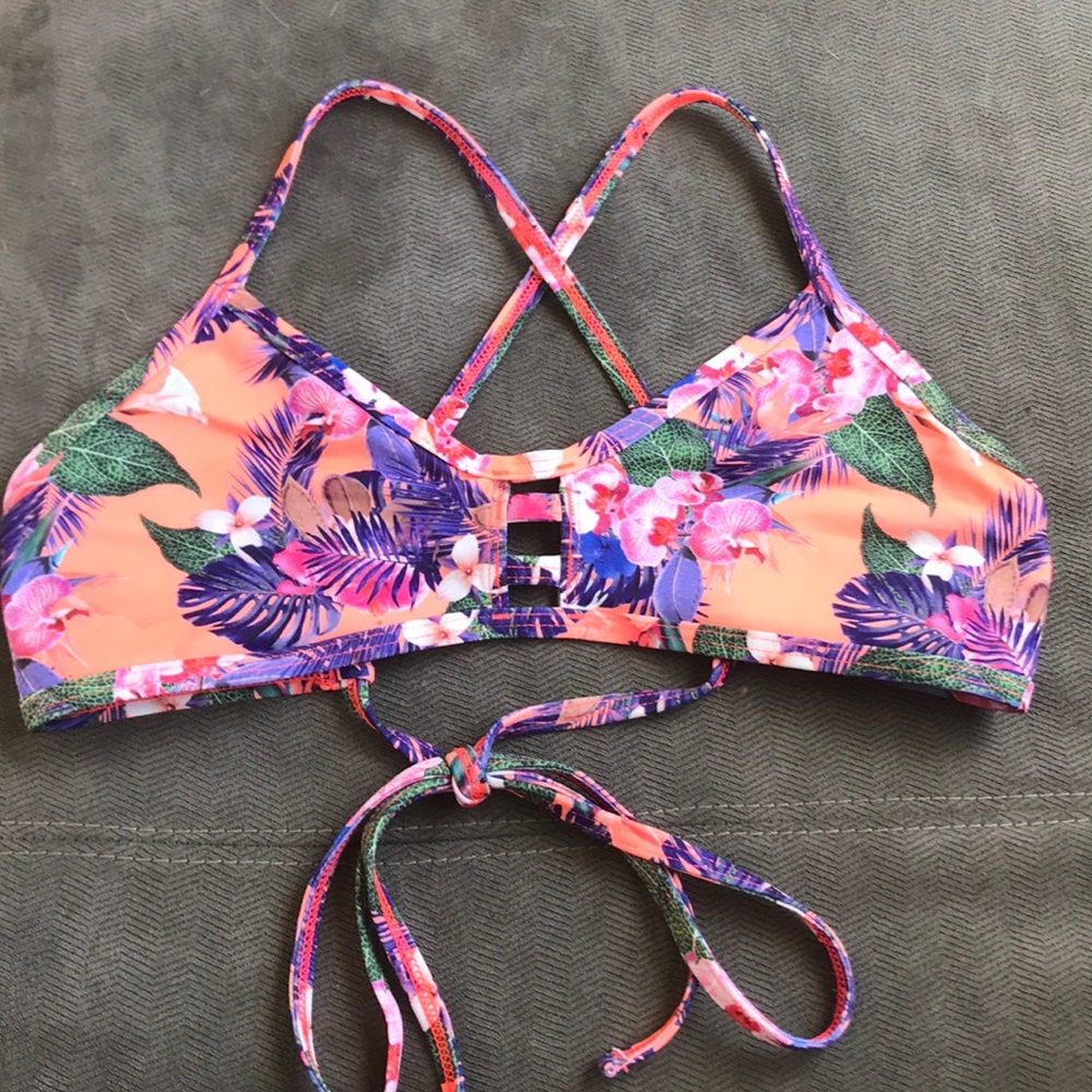 Jolyn clothing bikini top Tomcat floral suit swim